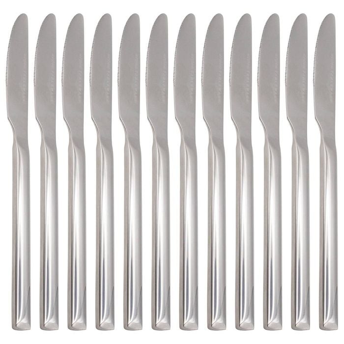 Tondo Stainless Steel Dinner Knives - 23cm - Pack of 12
