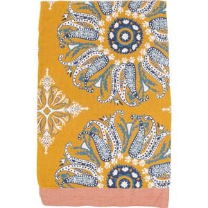 LVD 100% Cotton Bohemian Print Throw Decor Blanket 230x200cm Bonnie