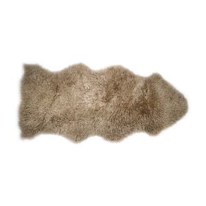 Huxford Grove The Kingston Sheepskin Rug One And A Half Pelican 150x60cm