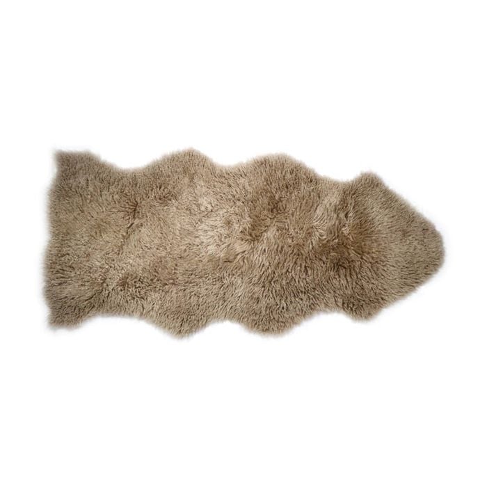 Huxford Grove The Kingston Sheepskin Rug One And A Half Pelican 150x60cm