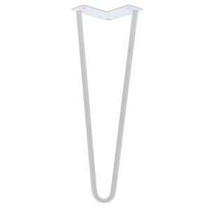 Taskmaster 400 x 12mm White Steel Hairpin 2 Leg