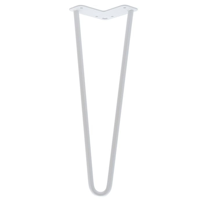 Taskmaster 400 x 12mm White Steel Hairpin 2 Leg
