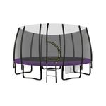 Kahuna Twister 12ft Springless Trampoline - Purple