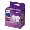Philips A60 B22 LED 1400Lm Warm White 12W Globe - 2 Pack