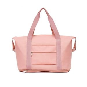 Expandable Hand Carry-on Travel Bag Pink