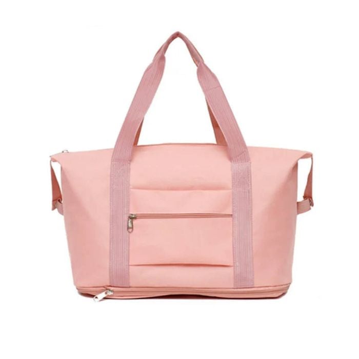 Expandable Hand Carry-on Travel Bag Pink