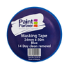 Paint Partner 24mm x 50m Blue 14 Day Resistance Masking Tape