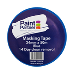 Paint Partner 24mm x 50m Blue 14 Day Resistance Masking Tape