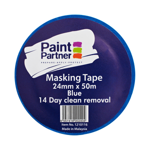 Paint Partner 24mm x 50m Blue 14 Day Resistance Masking Tape