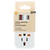 Click Travel Adapter UK & USA to AU with USB Charger