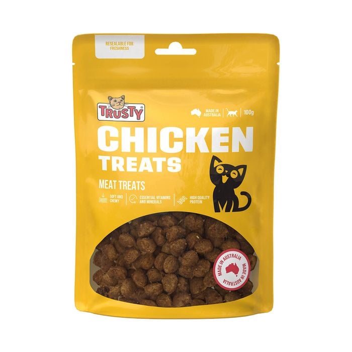 Trusty 100g Chicken Adult Cat Meaty Treats