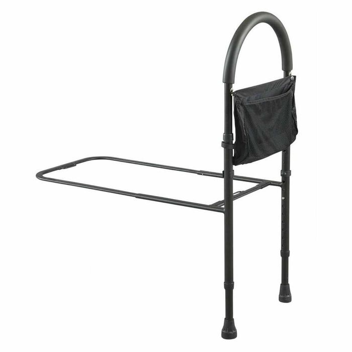 Height Adjustable Bed Rail with Pouch for Added Support | Fits Most Australian Beds