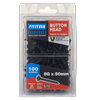 Titan 8G x 50mm Black Button Head Screws - 100 Pack