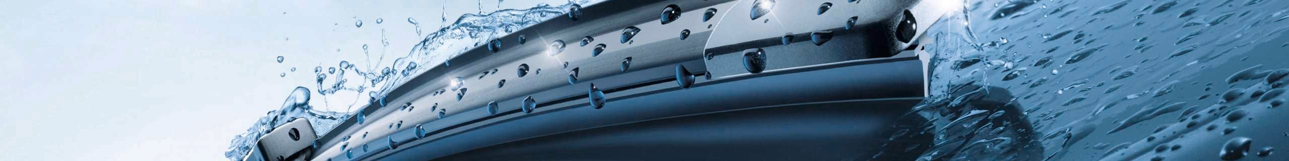 Image of Bosch Automotive wiper blade in action