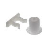 Adoored 40mm White Short Door Clip