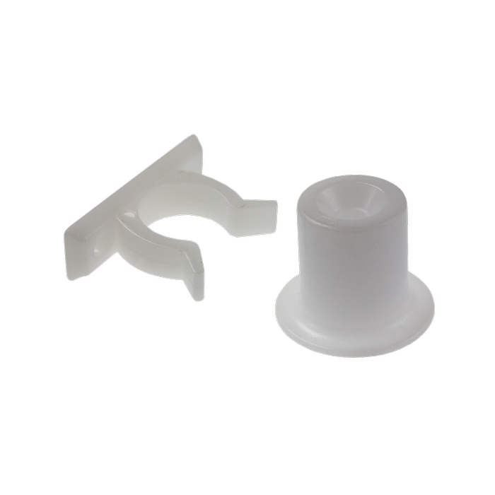 Adoored 40mm White Short Door Clip