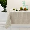 Ladelle Beige Cotton Rich Tablecloth 150 x 300 cm