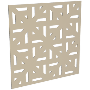 ProtectorAl 300-1200 x 300-1200mm Paperbark Mosaic Unframed Solid Aluminium Decorative Panel 