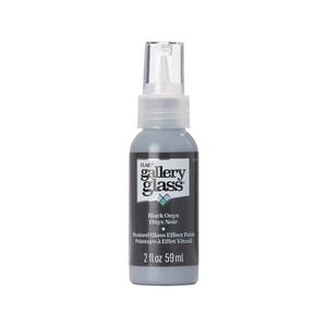 Plaid Gallery 59ml Black Onyx Glass Paint
