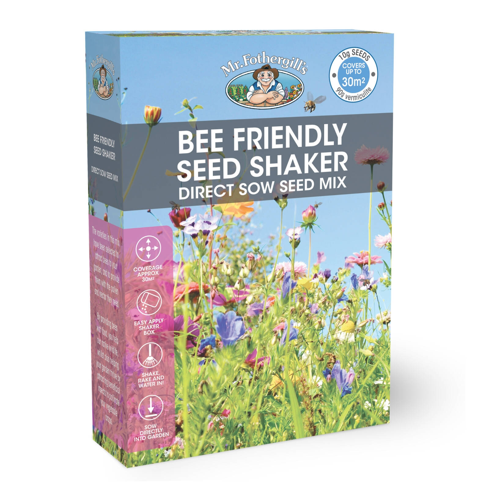 Mr Fothergill's Bee Friendly Flower Mix Shaker