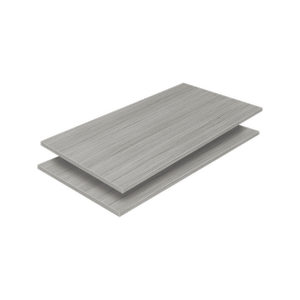 Lugna 900 x 580mm Mist Modular Storage Adjustable Shelf 2 Pack