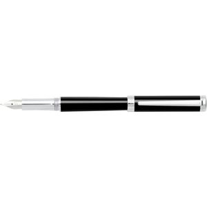 Sheaffer Intensity Fountain Pen Ss Nib Office Writing Chrome Plated Trim Onyx