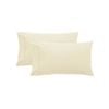 Accessorize Pair of Pure Cotton 250TC Standard Pillowcases Cream