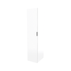 Lugna 2048 x 450 x 580mm White Ready to Assemble 3 Shelf 3 Drawers Wardrobe Unit