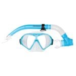 Mirage Watersports Adult Silitex Mask & Snorkel Set Blue
