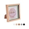 Nicola Spring Shadow Box Frame - 8 x 8" with 6 x 6" Mount - Light Wood