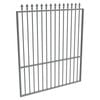 ProtectorAl 1201 - 1500 x 1800mm Monument Aluminium Garden Gate Spear Top With Mid Rail