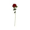 75cm Red Velvet Rose Artificial Flower
