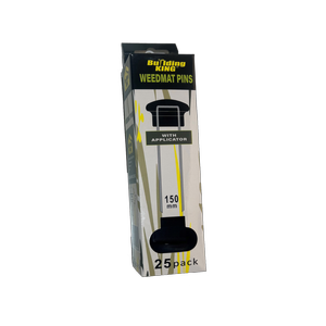 Building King 150mm Weedmat Pins with Applicator - 25 Pack