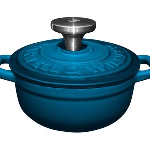 Maxwell & Williams Cookware Cast Iron Cocotte 9.5cm/260ml - Midnight Blue