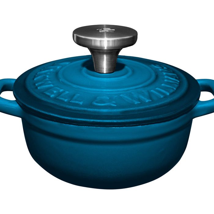 Maxwell & Williams Cookware Cast Iron Cocotte 9.5cm/260ml - Midnight Blue