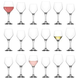 LAV 18pc Ella Wine Glasses Set