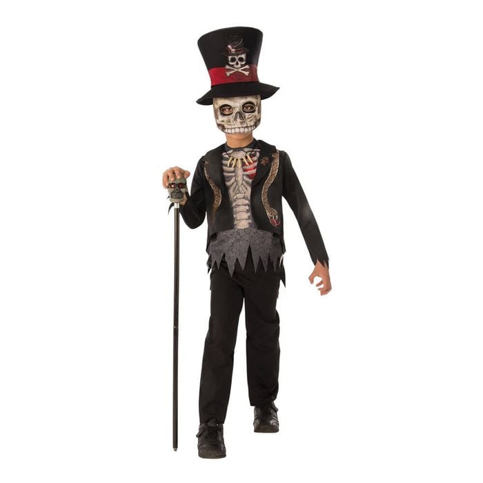 Rubies Day Of The Dead Voodoo Boy Kids Boys Dress Up Halloween Costume Size L
