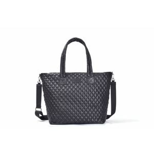 Tosca Metro Large Travel Tote Bag w/ Detachable Shoulder Strap Black