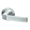 Miles Nelson Brushed Satin Chrome Sienna Dummy Lever Set