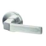 Miles Nelson Brushed Satin Chrome Sienna Dummy Lever Set