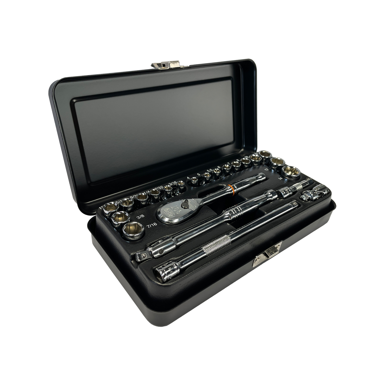 GEARWRENCH 38 Piece 1/4 & 3/8 Drive Standard 6 & 12 Point Metric/SAE Socket Set thumbnail 2