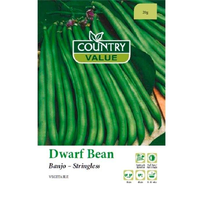 Country Value Seed Dwarf Bean Banjo