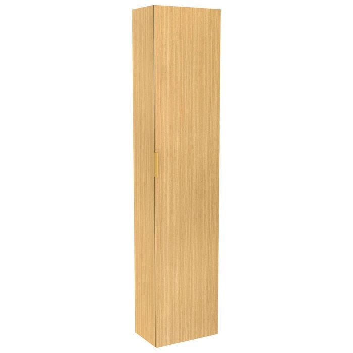Lugna 2048 x 450 x 280mm Sand 5 Shelf Right Hinged Door Storage Cabinet