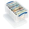 9 Litre Clear Really Useful Box - Pack Of 4 Boxes