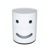 Sk Designer Living | Replica Anna Castelli Ferrieri Componibili Smiling Round Storage Unit 2 Tier - White