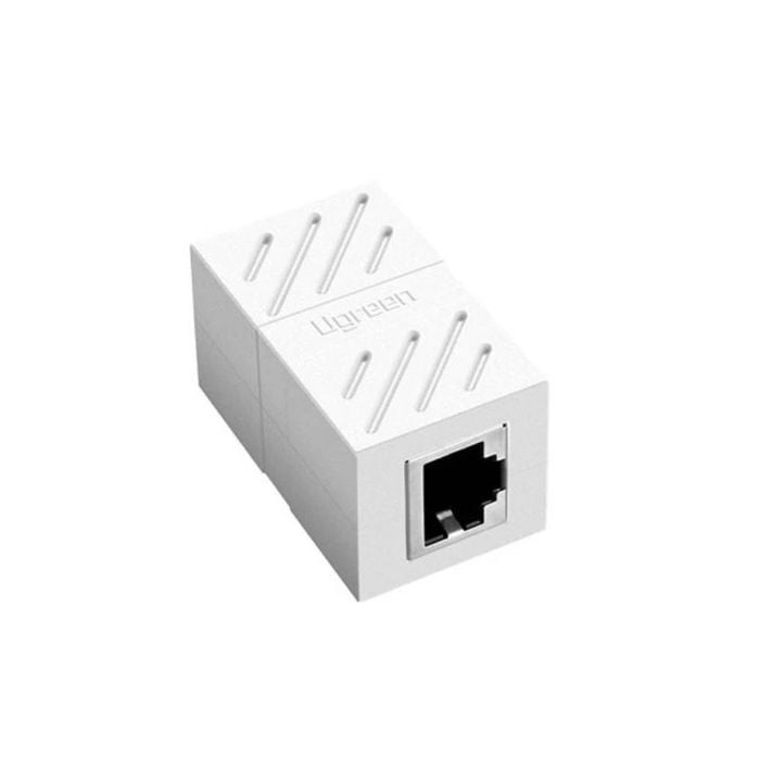 Ugreen Rj45 Ethernet Cable Extender Adapter 10gbps Cat 7 White 1 Piece