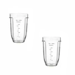 Provecta 2 Pack 18oz Replacement Cups Compatible With Nutri Ninja Auto IQ Blender