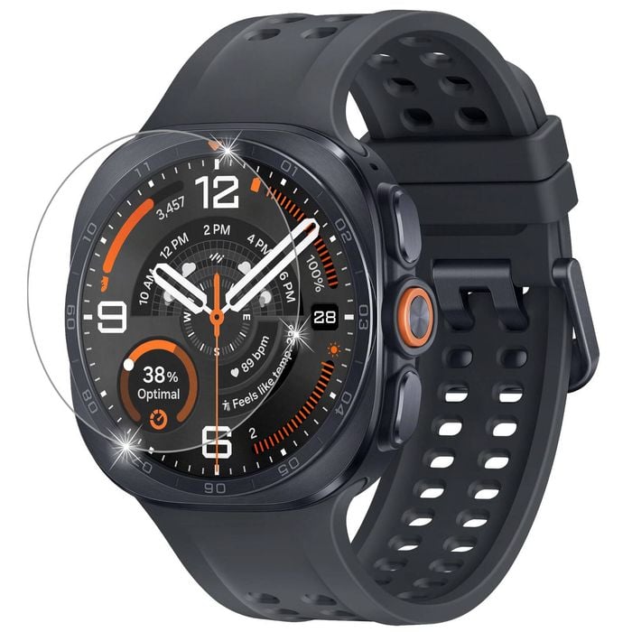 2 Pack MEZON Samsung Galaxy Watch Ultra2 2026 (40 mm) Clear Tempered Glass Screen Protectors