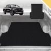Outback GT 6D Pro Ute Tub Mat for Ford Ranger Dual Cab 2022-Current (With Spray On Liner or No Liner) - Black