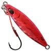 15gm Storm Gomoku Black Zebra/Red Koika Jig Lure - Micro Jig Pre-Rigged With VMC Assist Hook